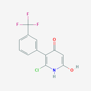 molecular formula C12H7ClF3NO2 B7786592 CID 1487309 