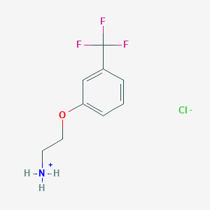 molecular formula C9H11ClF3NO B7786637 2-[3-(Trifluoromethyl)phenoxy]ethanaminium chloride 