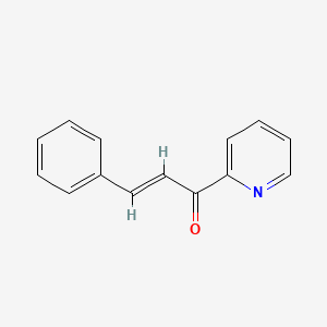 molecular formula C14H11NO B7786688 (E)-3-Phenyl-1-(pyridin-2-yl)prop-2-en-1-one CAS No. 5337-53-1