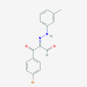 (2E)-3-(4-bromophenyl)-2-[(3-methylphenyl)hydrazinylidene]-3-oxopropanal