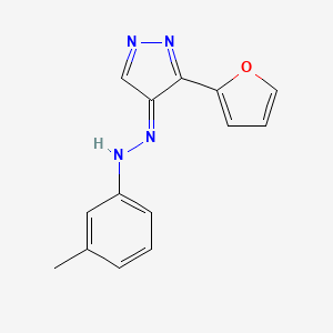 molecular formula C14H12N4O B7786963 CID 9663473 