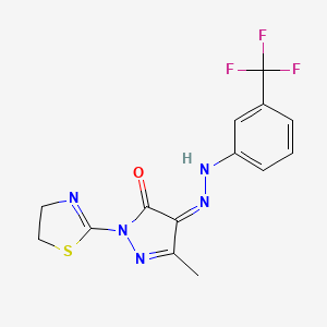 molecular formula C14H12F3N5OS B7786984 CID 5523718 