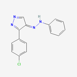 molecular formula C15H11ClN4 B7787028 CID 9630380 