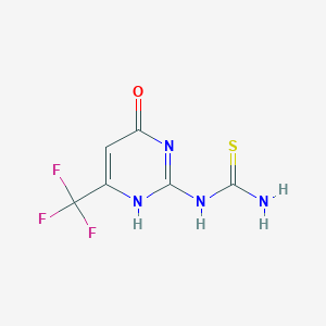 molecular formula C6H5F3N4OS B7787036 CID 1473057 