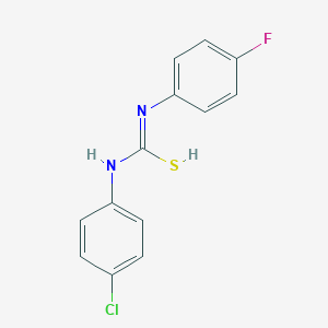 molecular formula C13H10ClFN2S B7787095 CID 255217 