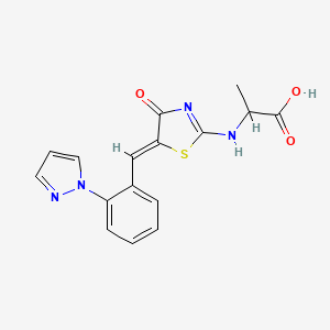 molecular formula C16H14N4O3S B7787174 CID 16413292 