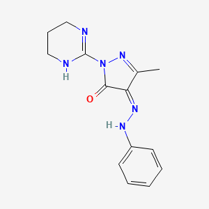 molecular formula C14H16N6O B7787190 CID 6346141 