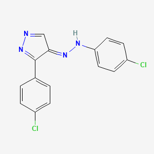 molecular formula C15H10Cl2N4 B7787244 CID 6374285 
