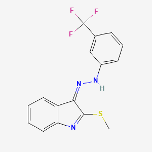 molecular formula C16H12F3N3S B7787272 CID 6054542 
