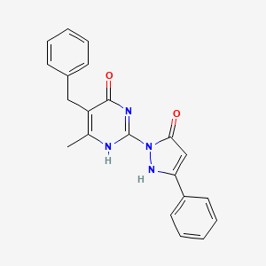 molecular formula C21H18N4O2 B7787294 CID 1478148 