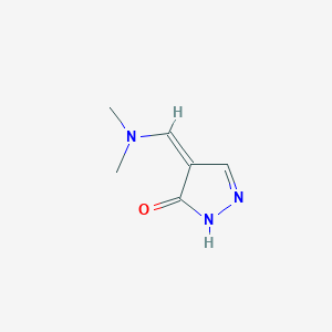 molecular formula C6H9N3O B7787318 4-((Dimethylamino)methylene)-1H-pyrazol-5(4H)-one 