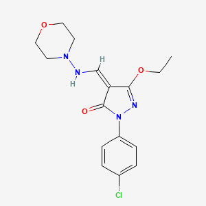 molecular formula C16H19ClN4O3 B7787323 CID 5524308 