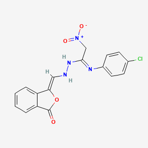 molecular formula C17H13ClN4O4 B7787334 CID 6078141 