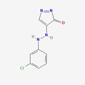 molecular formula C9H7ClN4O B7787478 CID 5523986 