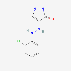 molecular formula C9H7ClN4O B7787481 CID 5523988 