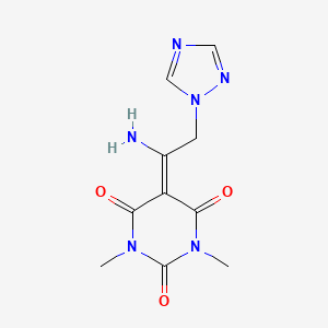 molecular formula C10H12N6O3 B7787491 CID 5524064 
