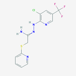 molecular formula C13H11ClF3N5S B7787505 CID 3723353 