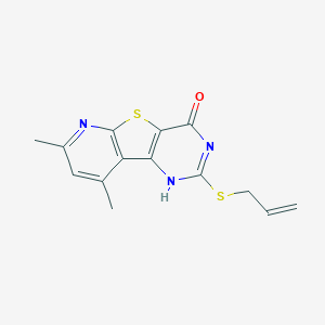 molecular formula C14H13N3OS2 B7787578 CID 3253929 