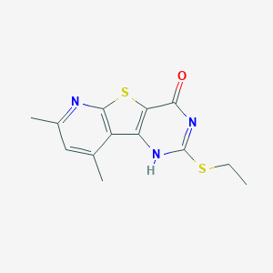 molecular formula C13H13N3OS2 B7787581 CID 3627564 