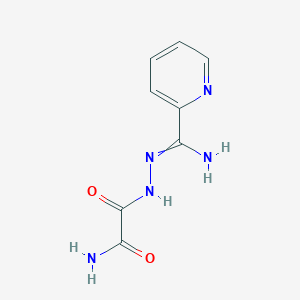 1-{N'-[amino(pyridin-2-yl)methylidene]hydrazinecarbonyl}formamide