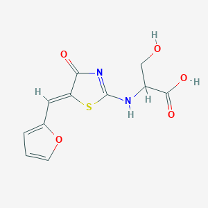molecular formula C11H10N2O5S B7787639 CID 5902510 