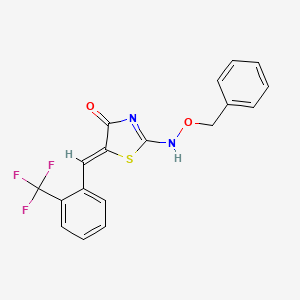 molecular formula C18H13F3N2O2S B7787649 CID 6505690 