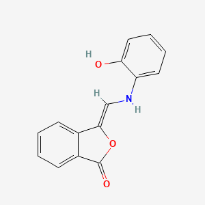 molecular formula C15H11NO3 B7787654 (3Z)-3-[(2-hydroxyanilino)methylidene]-2-benzofuran-1-one 