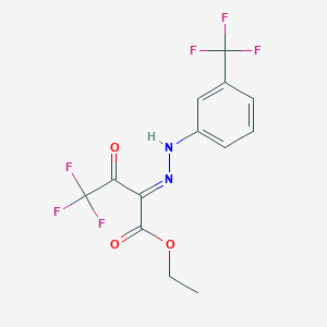 molecular formula C13H10F6N2O3 B7787696 CID 5835224 