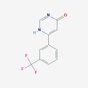 molecular formula C11H7F3N2O B7787701 CID 1484436 