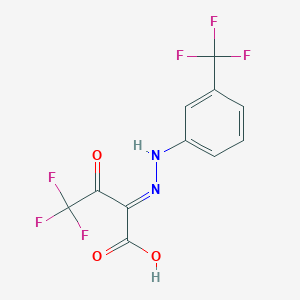 molecular formula C11H6F6N2O3 B7787709 CID 5897474 
