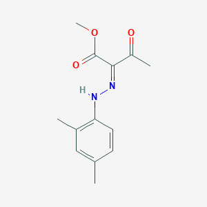 molecular formula C13H16N2O3 B7787722 methyl (2Z)-2-[(2,4-dimethylphenyl)hydrazinylidene]-3-oxobutanoate 