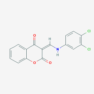 molecular formula C16H9Cl2NO3 B7787732 CID 5524815 