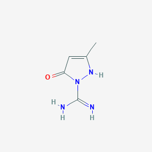 3-methyl-5-oxo-2,5-dihydro-1H-pyrazole-1-carboximidamide