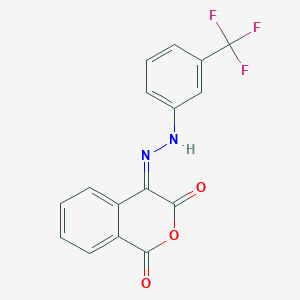 molecular formula C16H9F3N2O3 B7787776 CID 5916023 