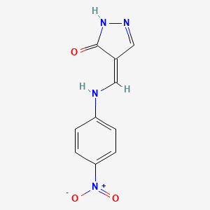 molecular formula C10H8N4O3 B7787782 CID 6375013 