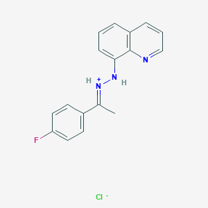 molecular formula C17H15ClFN3 B7787822 CID 16413615 