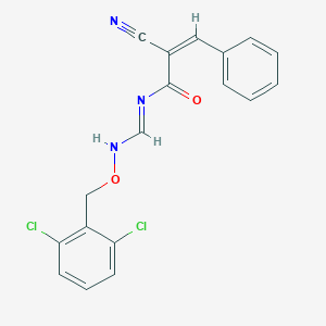 molecular formula C18H13Cl2N3O2 B7787914 CID 16413678 
