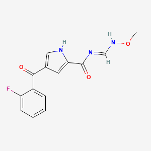 molecular formula C14H12FN3O3 B7787930 CID 3753344 