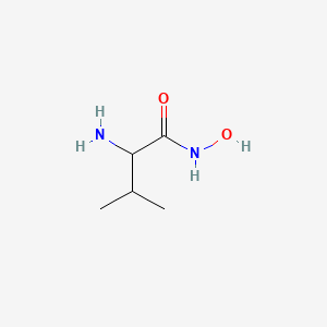 molecular formula C5H12N2O2 B7787950 2-amino-N-hydroxy-3-methylbutanamide CAS No. 28664-96-2
