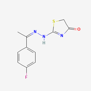 molecular formula C11H10FN3OS B7787962 CID 5525169 