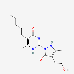 molecular formula C17H26N4O3 B7787997 CID 3744380 