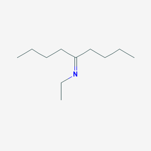 Ethylamine, N-(1-butylpentylidene)-