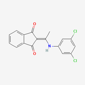 molecular formula C17H11Cl2NO2 B7788186 CID 4453757 