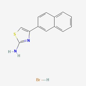 molecular formula C13H11BrN2S B7788264 4-(2-Naphthyl)-thiazol-2-ylamine hydrobromide 