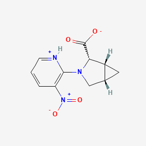 molecular formula C11H11N3O4 B7788329 (1R,2S,5S)-3-(3-nitropyridin-1-ium-2-yl)-3-azabicyclo[3.1.0]hexane-2-carboxylate 