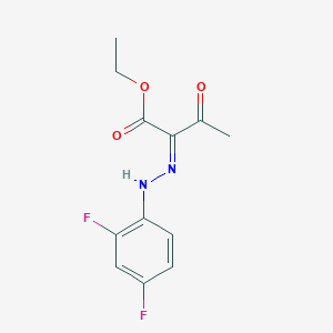 molecular formula C12H12F2N2O3 B7788404 CID 5847912 