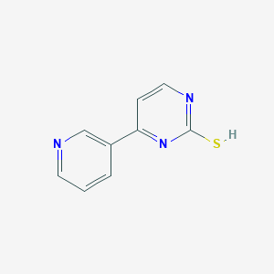 molecular formula C9H7N3S B7788554 CID 604797 