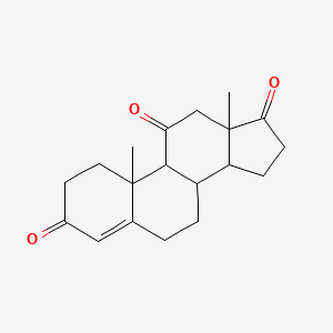 molecular formula C19H24O3 B7788559 4-Androsten-3,11,17-trione 