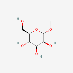 molecular formula C7H14O6 B7788572 甲基α-D-甘露吡喃糖苷 CAS No. 25281-48-5