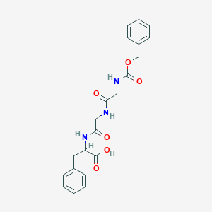 molecular formula C21H23N3O6 B077886 Z-甘氨酰-甘氨酰-苯丙氨酸-OH CAS No. 13171-93-2